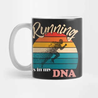 Running Is In My DNA Vintage Cross Country Running Mug